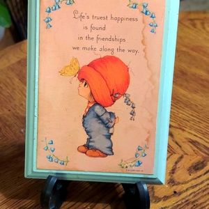 Children little plaque